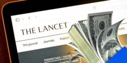The Lancet website and money