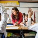 teacher and students