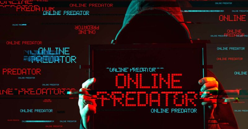 words "online predators"