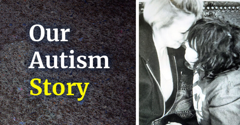 words "our autism story"