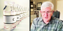 covid vaccines on the left and paul offit on the right