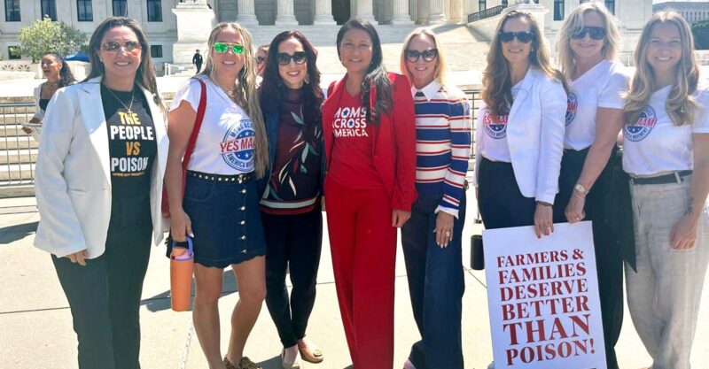 moms at rally