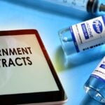 pfizer covid vaccine and words "government contracts"