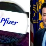 pfizer logo and scott gottlieb