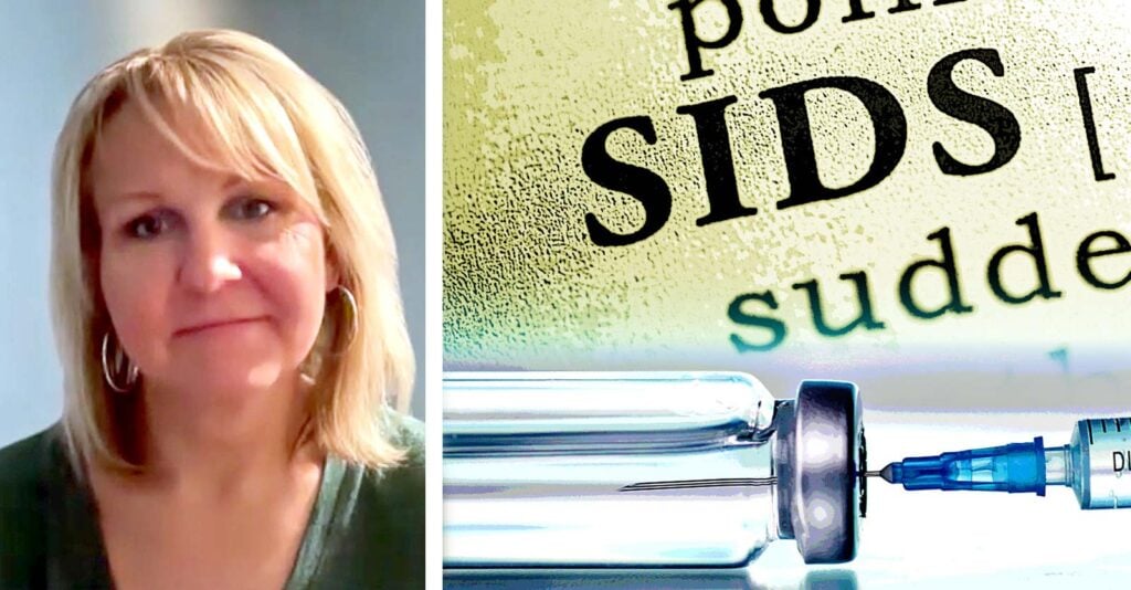jennifer and letters "sids" with vaccine