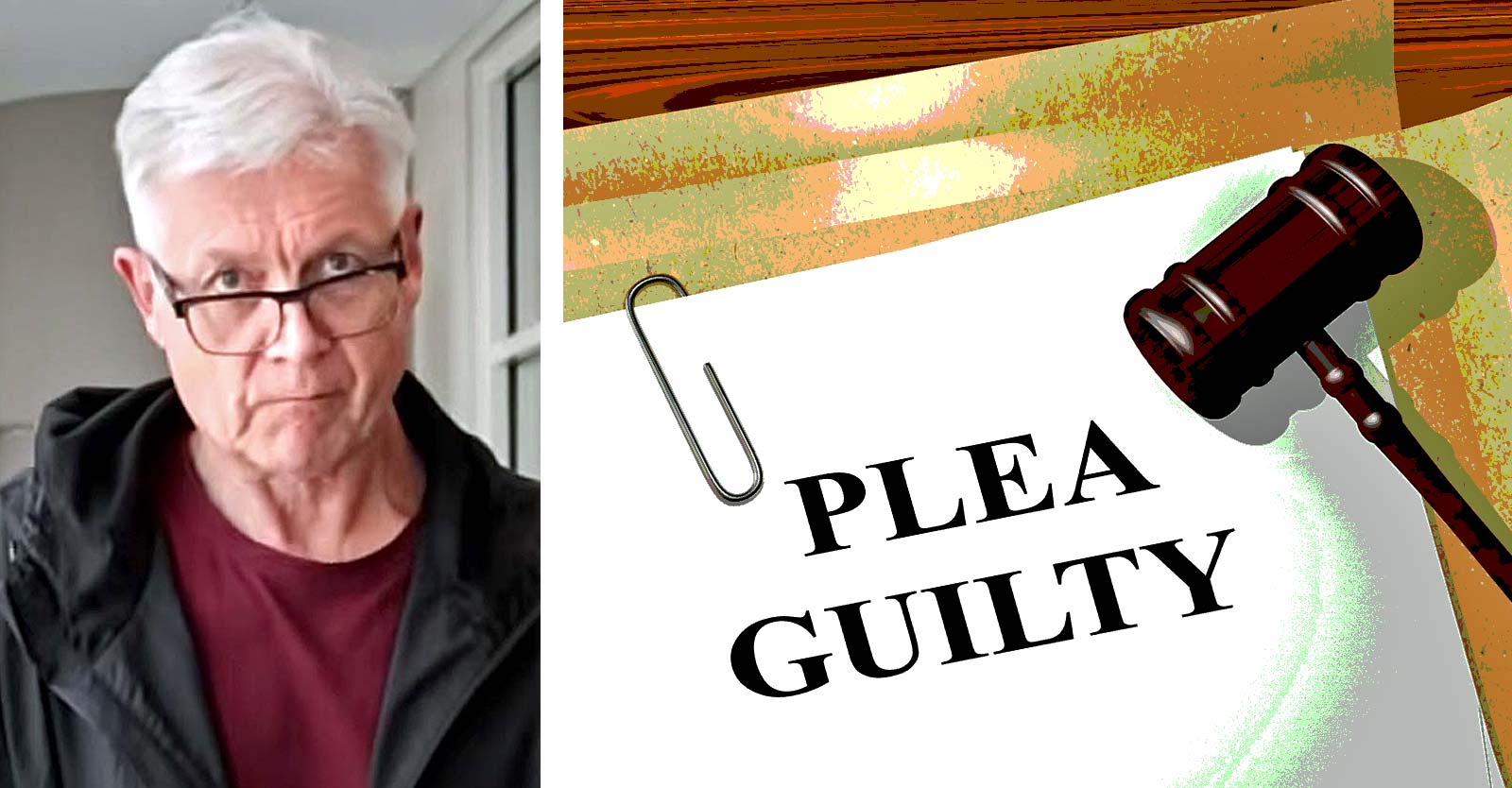 poul thorsen and words "plea guilty"
