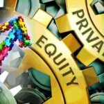 private equity and a puzzle arrow