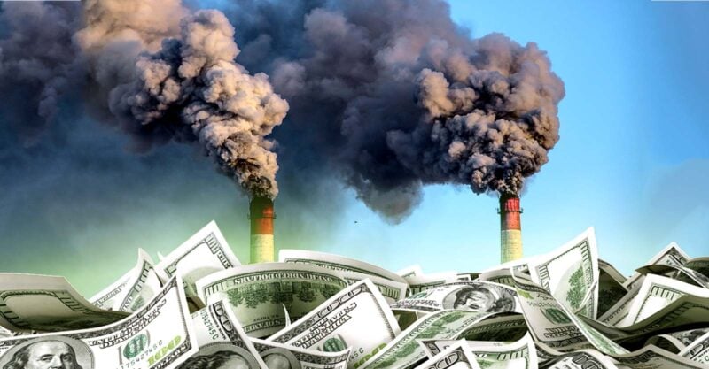 money and pollution