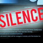 scientific article and silence stamp