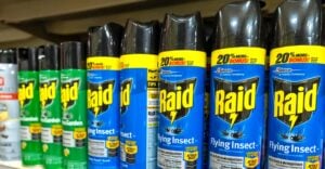 raid pyrethroid flying insect pest spray