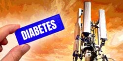 cell tower and word "diabetes"
