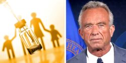 vaccine bottle and rfk jr