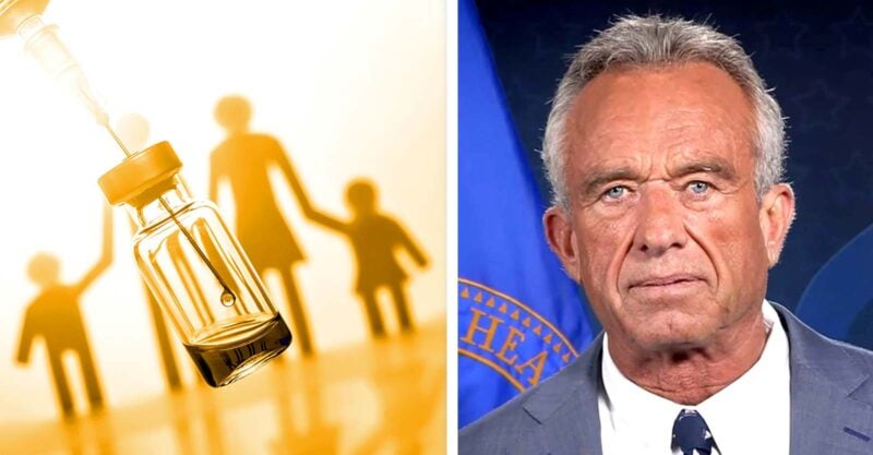 vaccine bottle and rfk jr
