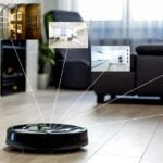 robot vacuum in house