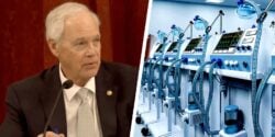 ron johnson and ventilators in hospital