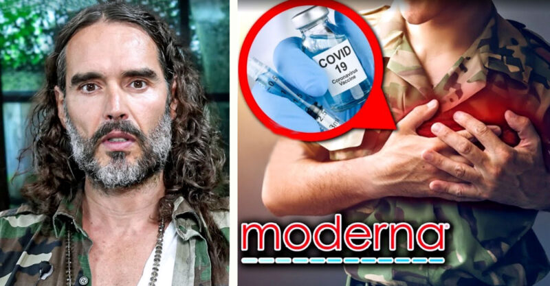russell brand moderna vaccine ad feature