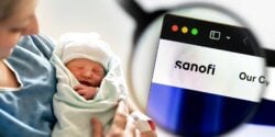 newborn baby and sanofi website