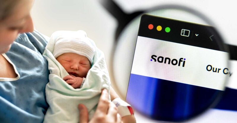 newborn baby and sanofi website