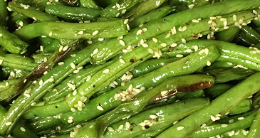 Seasoned green beans