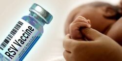 baby and rsv vaccine bottle