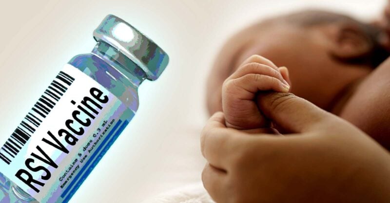 baby and rsv vaccine bottle