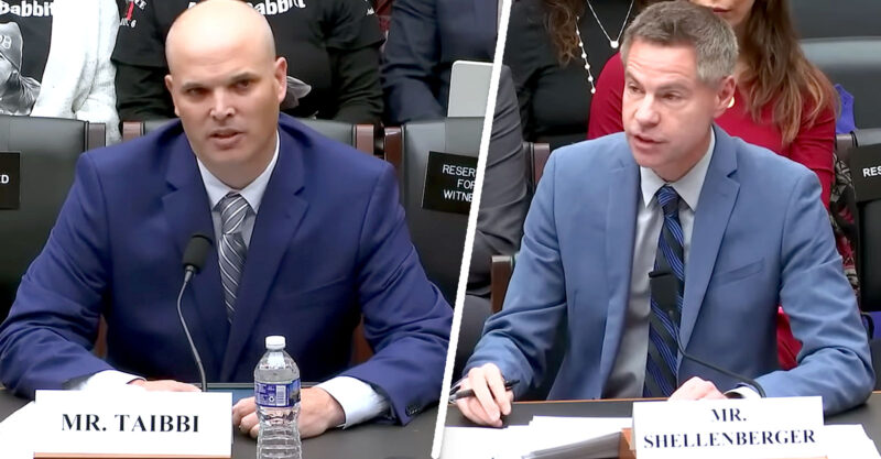 shellenberger taibbi congress censorship feature