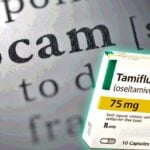 tamiflu box and scam definition