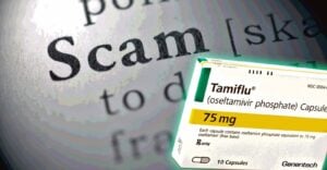 tamiflu box and scam definition