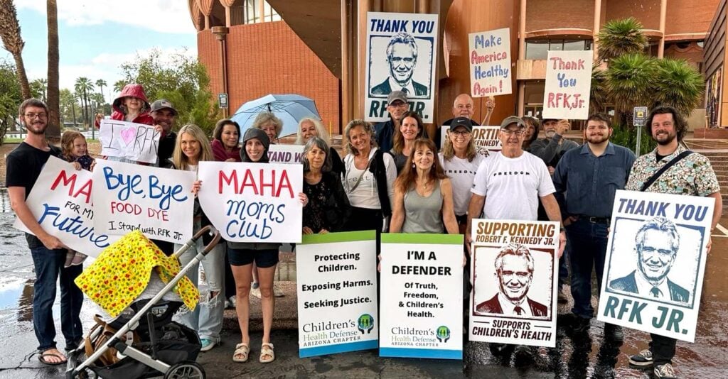 Arizona CHD chapter group image from the rally