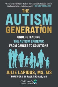 Book cover: The Autism Generation: Understanding the Autism Epidemic from Causes to Solutions