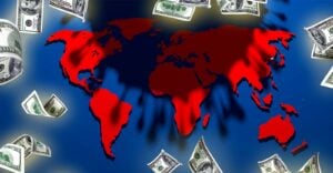 covid spike protein, the world and money