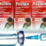 Tylenol bottles and vaccine bottle