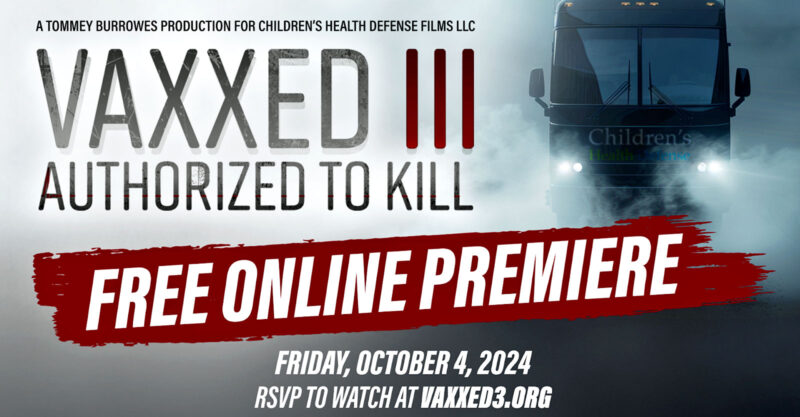 Vaxxed III free online premiere Oct. 4