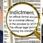 vincent munster and claud, and word "indictment"