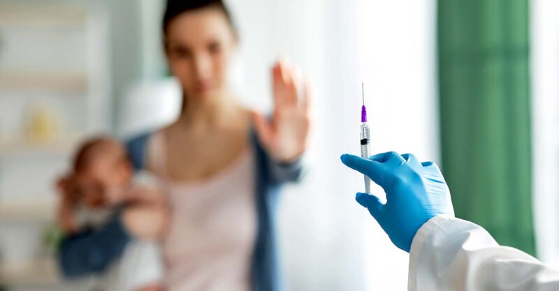 mom refusing vaccine