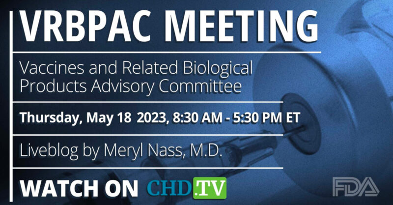 FDA VRBPAC Meeting | May 18th, 2023