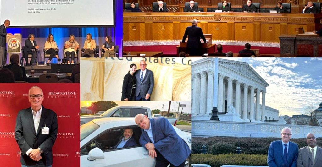 warner mendenhall collage of photos