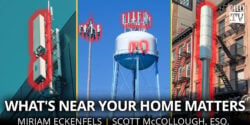 Images of cell tower masts with red highlight around the masts.